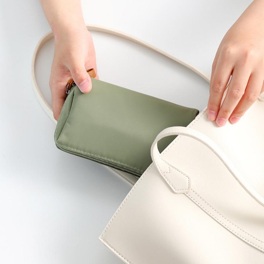 Makeup Bag Portable Cosmetic Organizer Pouch Women's Travel Waterproof Zipper Storage Bag