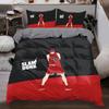 Anime S-Slum Dunk Bedding Set Fashion Hot Basketball Star Duvet Cover Pillowcase Boys Girls Twin Queen Size