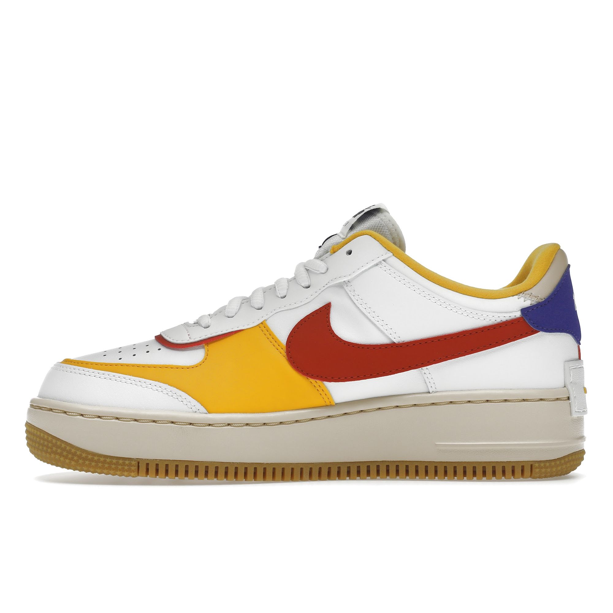 Женские кроссовки Nike Air Force 1 Shadow Multi-Color White Summit-White Neptune-Green — фото 5