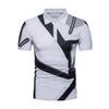 New Men's Summer POLO Shirt Men's Casual Short Sleeve Lapel T-Shirt D Printed Short Sleeve POLO