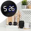 LED Car Clock Luminous Automobiles Internal Stick-On Mini Digital Clocks Auto Ornament Car Accessories Dashboard Air Vent Truck