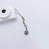Cute Crystal Clovers Charm Phone Chain Elegant Crystal Four Leaf Clovers Phone Strap Accessory Versatile Phone Lanyard