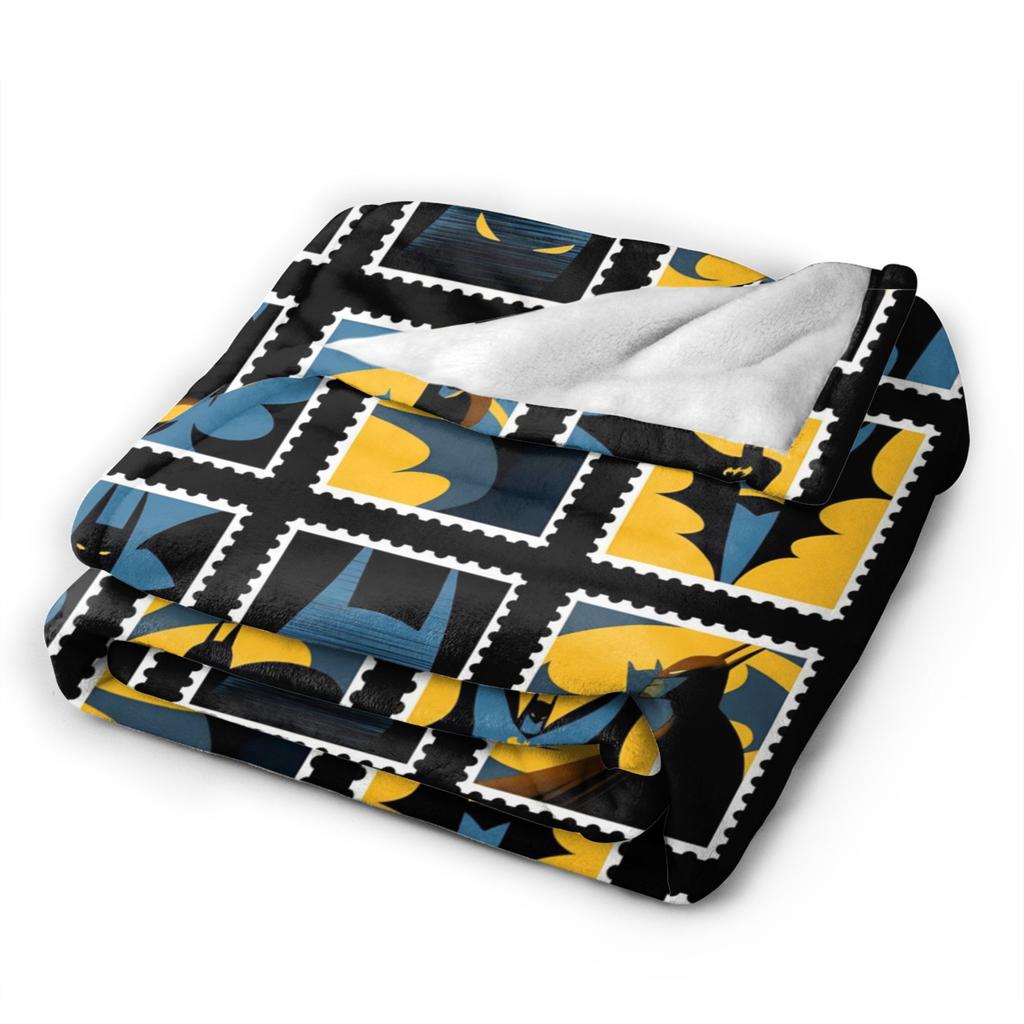 Batmans Knitted Blankets   Flannel Throw Blanket Bedding Couch Decoration Ultra-Soft Warm Bedsprea