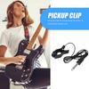 Clip On Pickup Professional Guitar Pickup 6.35mm Guitar Pickup Tuner Amplifier 0.9m Connection Cable Guitar Accessories
