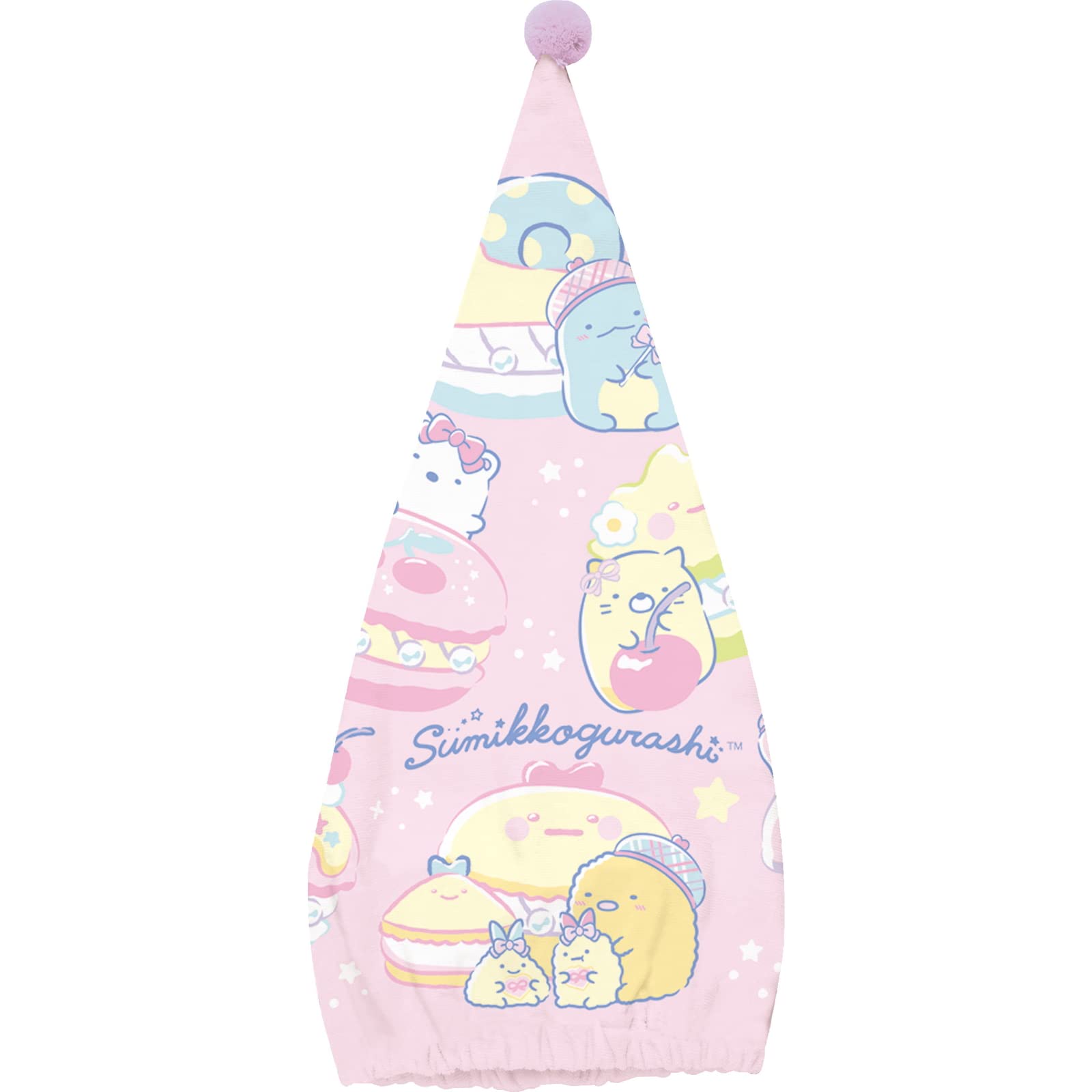 

Полотенце-шапочка Sumikko Gurashi розовое CM42002 San-X розовый