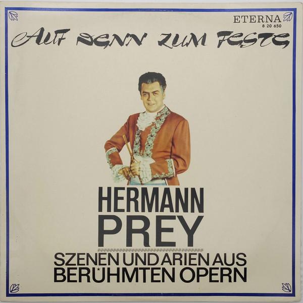 LP Record HERMANN PREY  Auf Denn Zum Feste Szenen Und Arie 820650 ETERNA 1967 German Dem Classical Used