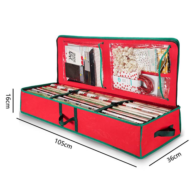 

Сумка для хранения рождественской елки из ткани Оксфорд - Влагостойкая, Пыленепроницаемая, Устойчивая к солнечному свету для украшений и хранения под кроватью