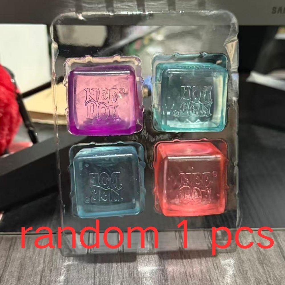 Schylling Nee Doh Nice Cube Nice-Sicle Sensorisches Spielzeug, Stressabbau Knetwürfel zum Quetschen, Beruhigendes Fidget für ADHS Fokus gray