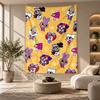 Decorative Tapestry,The Amazing Digital Circus Printed Wall Art, Lightweight Wall Hanging For Bedroom Background