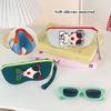 Portable Dust-proof Soft Silicone Glasses Bag, Sunglasses Storage Bag, Can Be Hung To Prevent Loss of Glasses Case,Perfect Gift