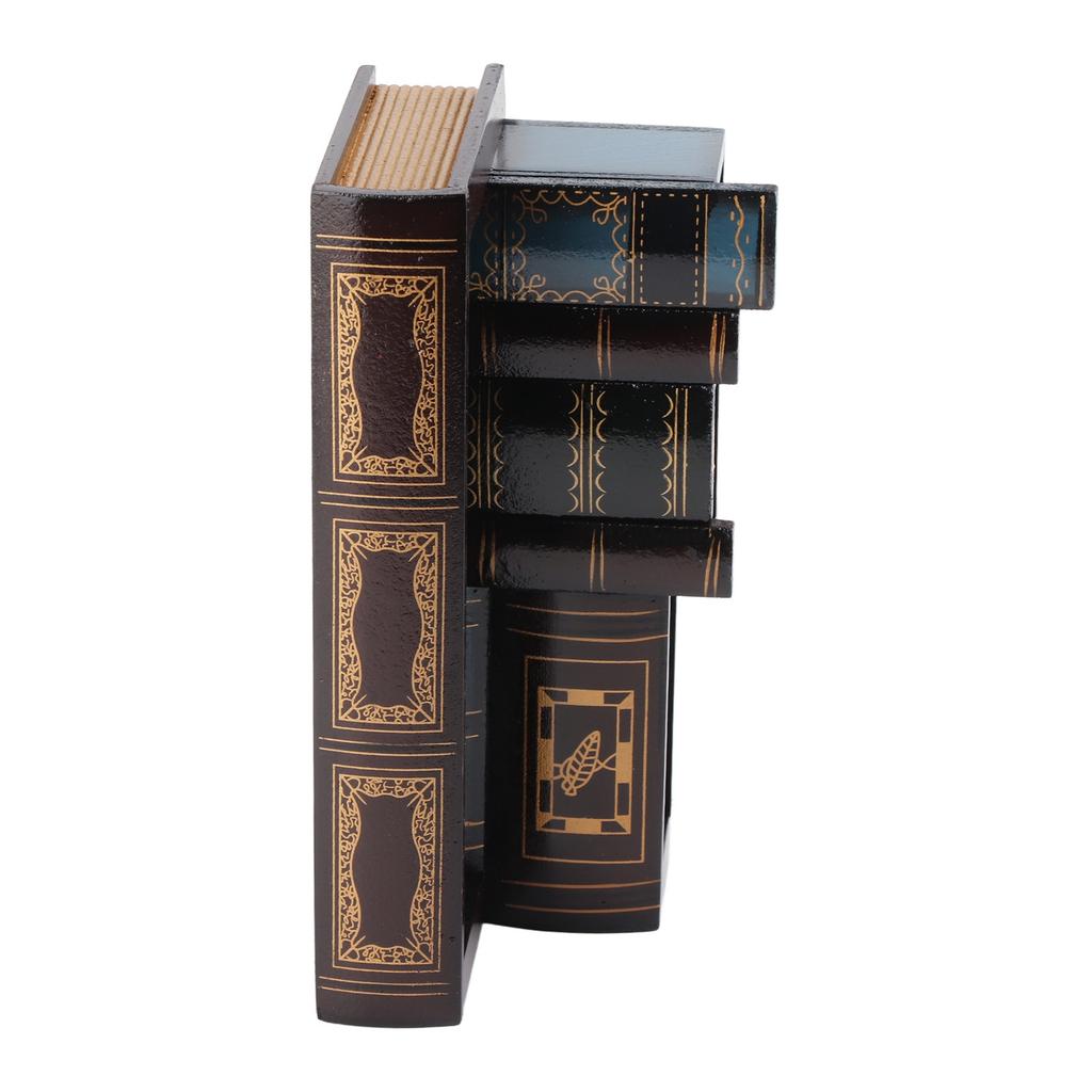 Wooden Pen Holder Retro Style Unique Design Premium Wood Sturdy Durable Wide Application Pencil Holder