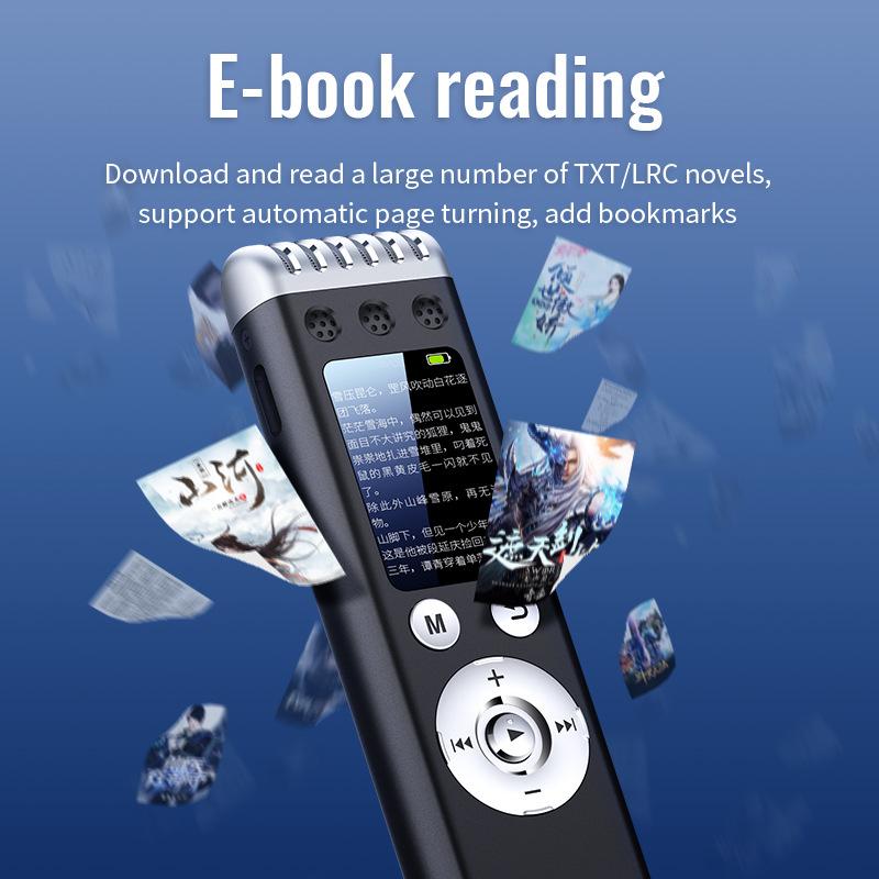 Popular Q88 Recording Pen AI Intelligent HD Noise Reduction Voice Controlled MP3 Conference Interview Recorder