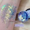 Stage Makeup, Eye Shadow, Glitter, Sequins, Stars, Glue-Free Face and Hair Makeup, Children's Day Cosmetics, Performance Makeup