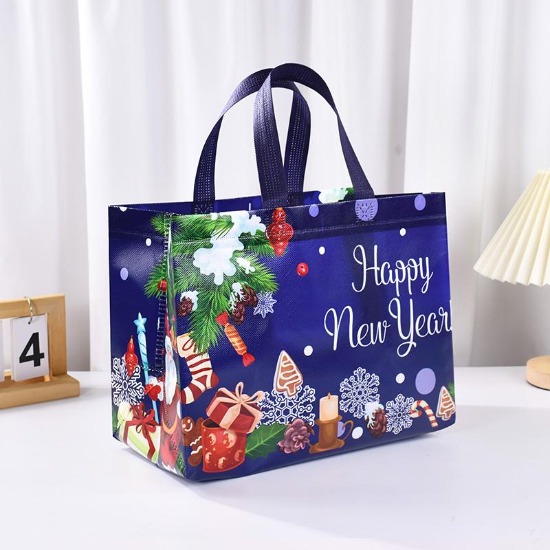 Christmas Gift Bag Santa Claus Snowman Candy Gift Packaging Bag 2025 Merry Christmas Party Home Decor Navidad Noel 2025 New Year