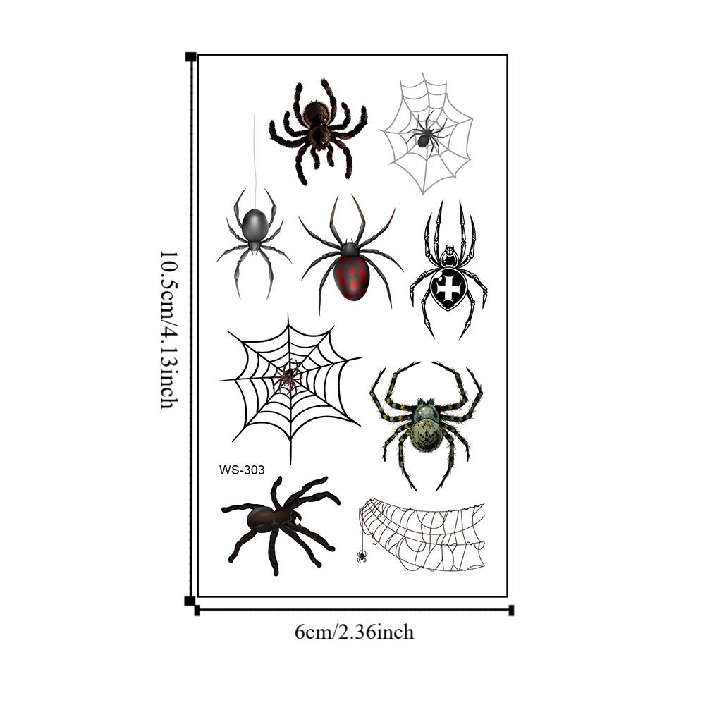 40Sheets DIY Halloween Stickers Cosplay Props Body Art Stickers Fresh Face Patch  Christmas
