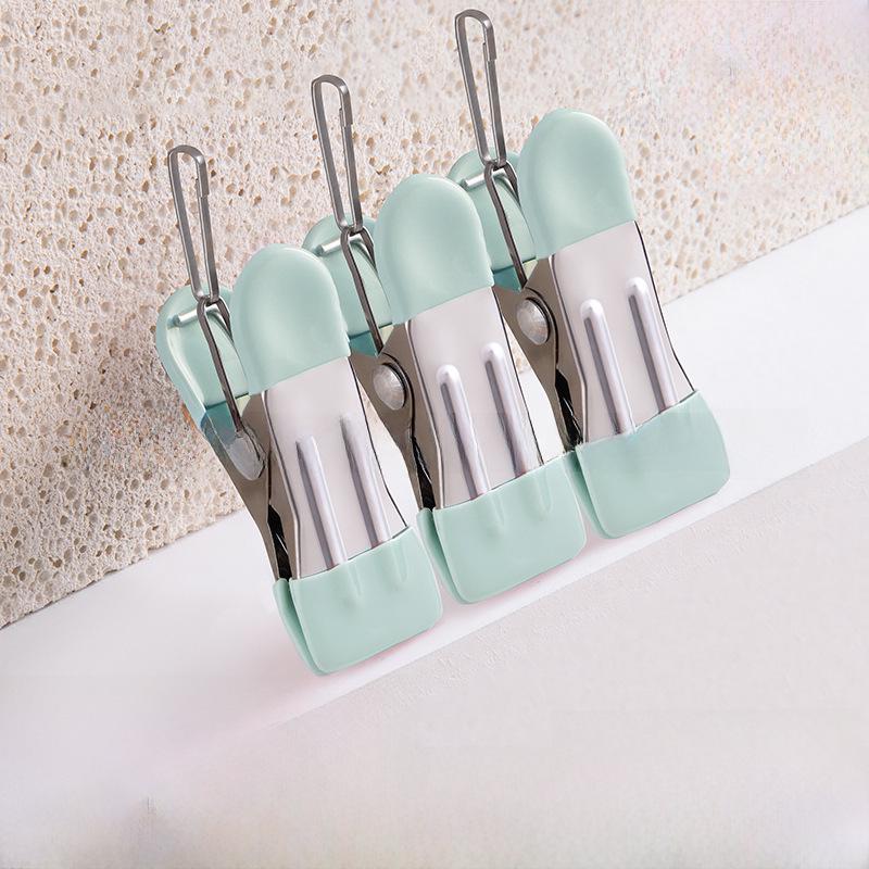 Windproof Stainless Steel Clothespins: Durable Clips for Clothes Drying and Hanging