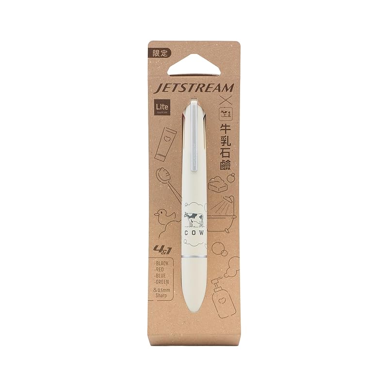 

Area limited Milk soap x Mitsubishi pencil jet stream 4&1 Multifunctional pen [soap white] 31388