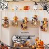 Halloween Broom & Ghost DIY Scene Decor: Pumpkin Pendant for Party, Bar, or Kindergarten