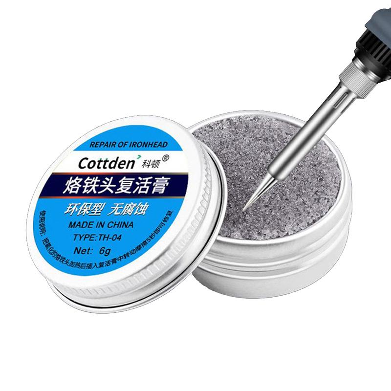 New Soldering Iron Tip Refresher Non-stick Tin Solder Cream Clean Paste for Oxide Head Resurrection Oxidative Activator