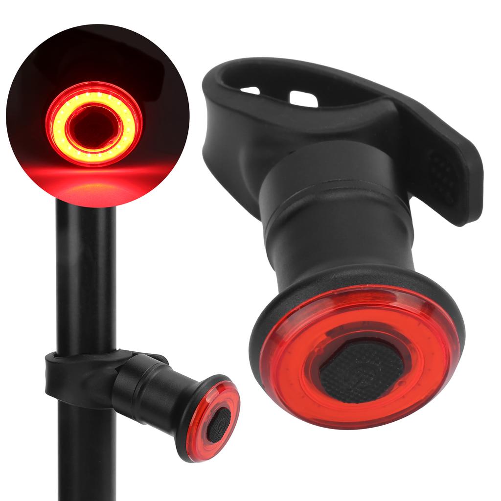 Bicycle Tail Light Brake Induction Mountain USB Charging Road Bike Night Riding Taillight