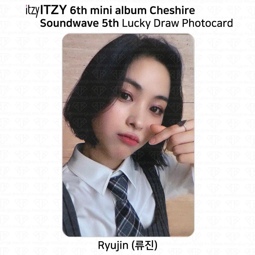 

ITZY 6-й мини-альбом Cheshire Soundwave 5-я версия фотокарточки с лотереей при удачном розыгрыше Ryujin - Benefit