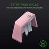 Razer PBT Keycap Quartz Pink US Gaming Keycap for Mechanical Keyboard Replacement Pink Molding PBT Full Key Compatible by Japan Authorized - Two-Color