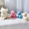 Cat Shape Silicone Mold Candle Resin Making Tool DIY Candle Moulds Ornaments Hand-made Home Decorations Supplies