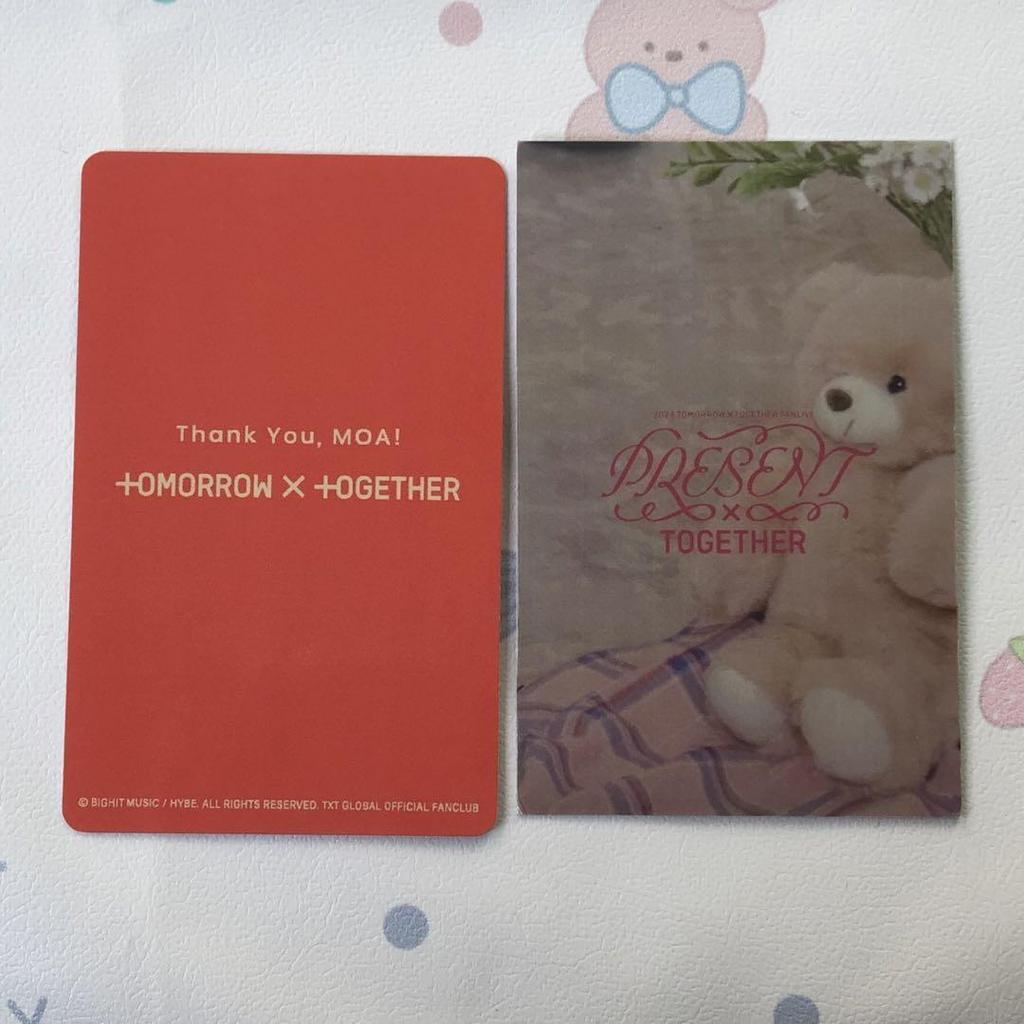 [USED] TXT Yeonjun Japan FC MOA ZONE Tuva Fan Meeting 2 Trading Cards
