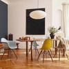 Nordic Modern Dining & Office Chair with Plastic Backrest - Simplistic Design for Home and Work.