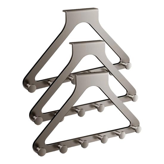 Hanger Rack Punch-free Over-the-Door Organizer Heavy Duty No-Drill Easy Installation RV Door