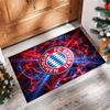 FC Bayern München Fußball Muster Weicher Teppich Rutschfest für Innenbereiche Sport Dekor Matte für Schlafzimmer