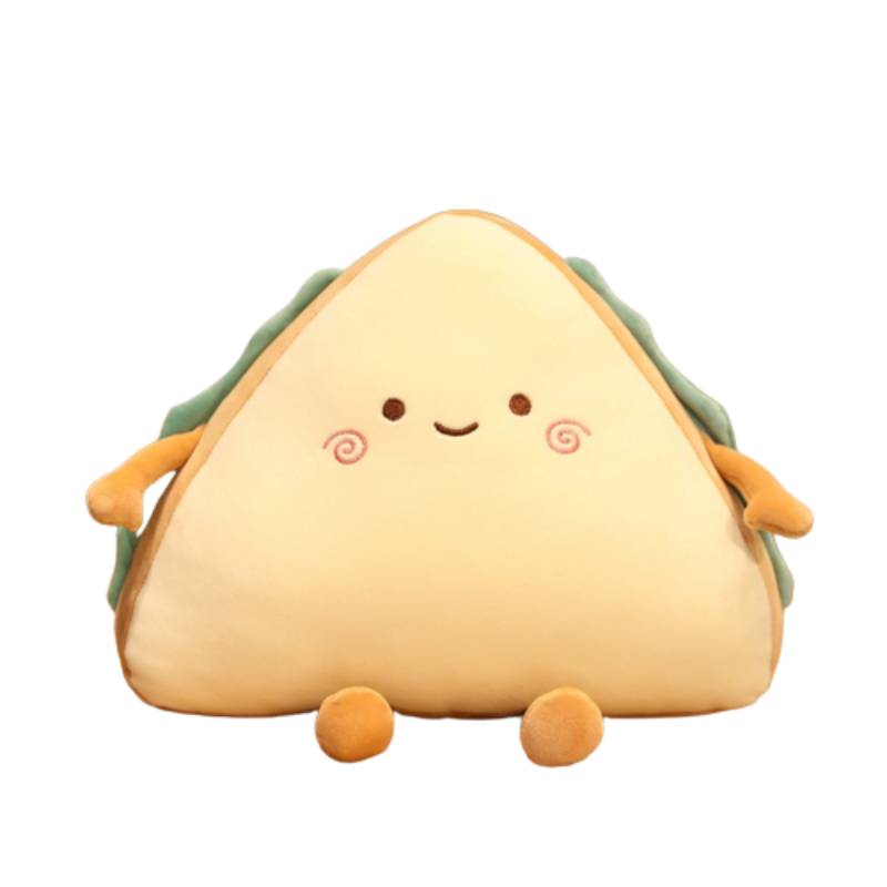 

Toy Sandwich Plush Simulation Food Pillow Cushion Childrens Gift Ornament Girl smile,30cm/11.81in