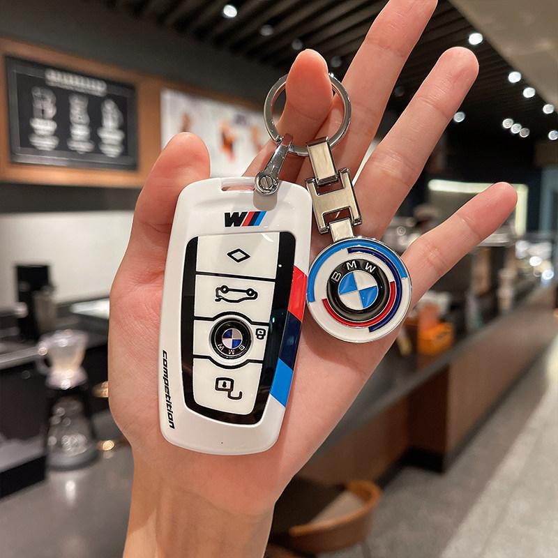 For BMW X1 X3 X4 X5 X6 Series 1 2 3 5 7 G20 G02 G05 G31 G23 F34 F15 F40 IX3 Remote Car Key Cover Keychain Key Case