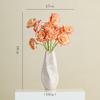 Shu Men Wabi-Sabi Stil Keramikkrug: Retro-Musterung, verwitterte Textur, Trockenblumen-Vase für Wohnzimmer- oder Esstisch-Dekoration