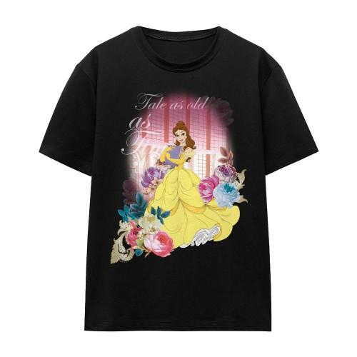 Beauty And The Beast Unisex Adult Belle Flowers T-Shirt