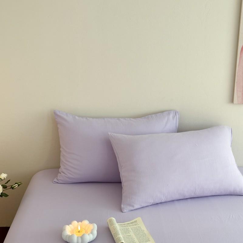 Cotton Pillowcase Set 48x74cm Anti-Oil Stain Washable Bedding Couples Modern Minimalist Home Use