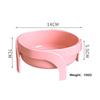 Raised Cat Food Bowl Large Capacity Pet Water Bowl Colorful Dog Bowls  for Puppy Cat