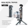 LEAPLIGHT Aluminum Mini Tripod for DJI Osmo Pocket 3/4/4P/360LunaUltra Camera Tripod Handheld Grip W 360° BallHead+Phone Stand