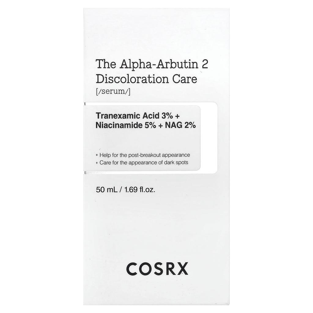 COSRX Alpha-Arbutin2 Discoloration Care Serum, 50ml (1.69 Fl Oz)