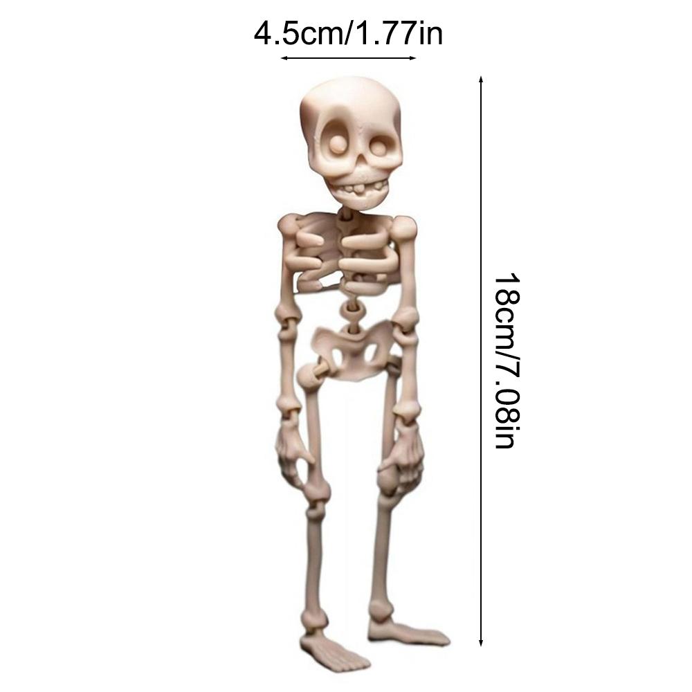 

1 шт. Магнитный подвижный череп Магнит на холодильник Забавный подарок на Хэллоуин Пасха Кухонный декор Домашний аксессуар, Причудливый декор
