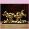 Galloping Chinese Style Horse Resin Art For Bookshelf Decoration Gift Kids For