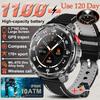 New Military 1100mAh Big Battery Outdoor Smart Watch Men GPS Path Compass 10ATM Waterproof Call AMOLED HD Sport Smartwatch