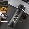 Large Capacity Vacuum Cup Business Office 316 Stainless Steel Tea Cup 1000 Ml Car 24 Hours 800ml