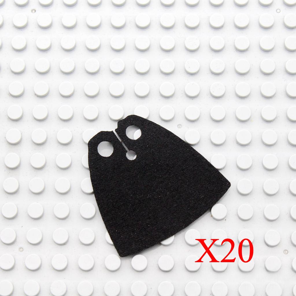 MOC Character Accessories Building Blocks Medieval Soldier Hood Wearing Coat Cape Battle Robe Mini Brick Boy Toy Gift A08