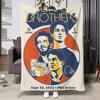 Music J-Jonas B-Brothers Throw Soft Warm Flannel Blanket, Multi-use Throw for Bed Sofa Office, Air Conditioning Nap Blanket