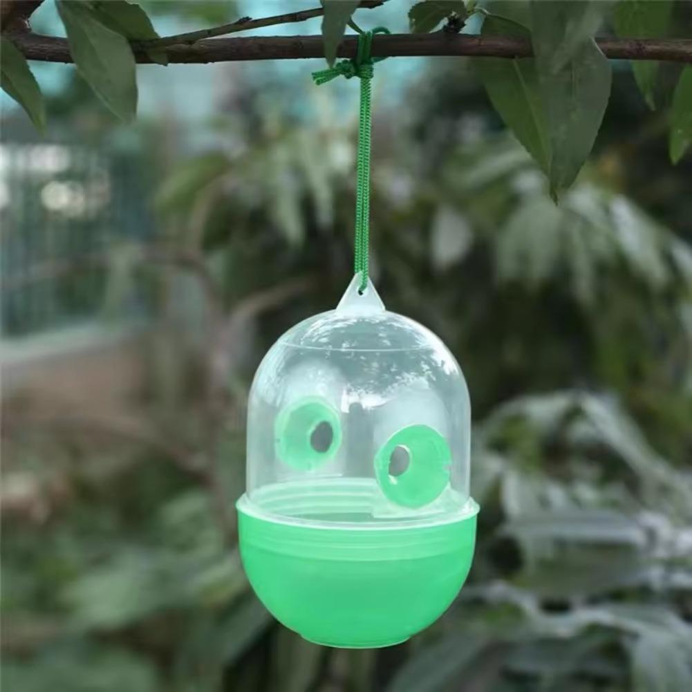 8-1PCS Reusable Fly Wasp Insect Traps Hanging Plastic Hornet Catcher Fly Killer Orchard Insect Trap Pest Control Products