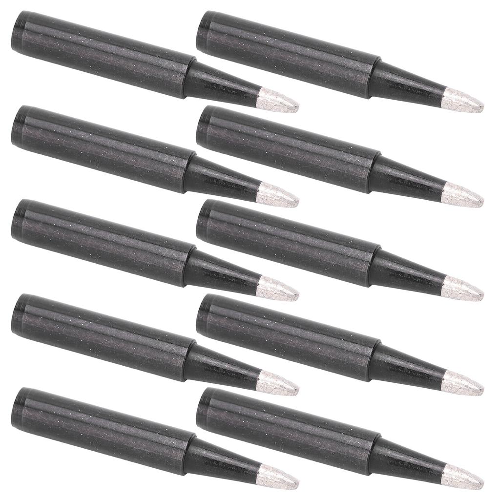 10Pcs Soldering Iron Tips Replacement Black Inner Heating Type Accessories 900M T 2.4D