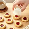 Non-Stick Hand Press Mooncake Mold Double‑Sided DIY Pastry Stamp Cookie Pastry Mold  Gift Making