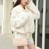 Disney Minnie Woven Rope Commuter Underarm Bag PU Crossbody Shoulder Bag Regular Women bags Multi-color BMK-73271