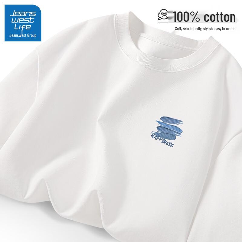 JEANSWEST LIFE Men s 2025 Pure Cotton Long Sleeve T-Shirt 3XL